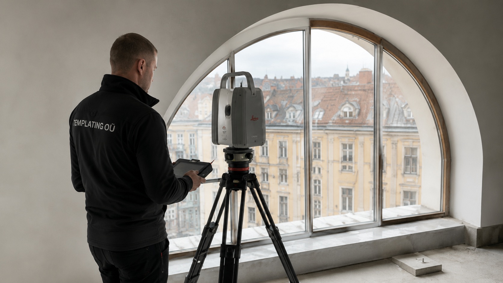 Digitaalselt mõõdistatud arhitektuurne aken